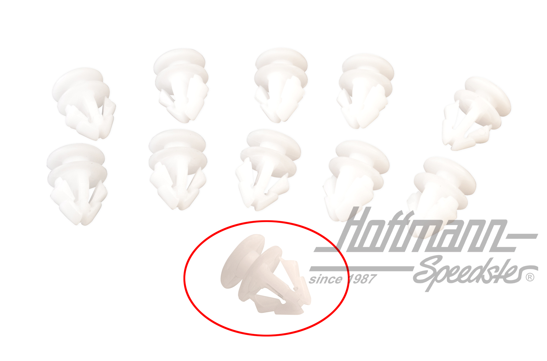 Clip, moulure large, 90-92/97 (10 pcs.) | 191 853 585 A | 208-1142-15