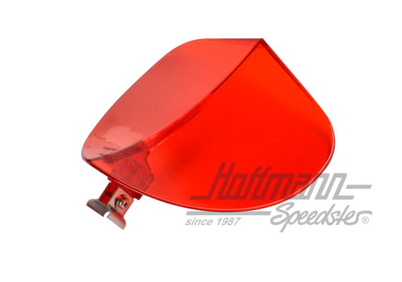 Déflecteur de tourbillon "Wirbulateur", pare-brise, rouge                                           