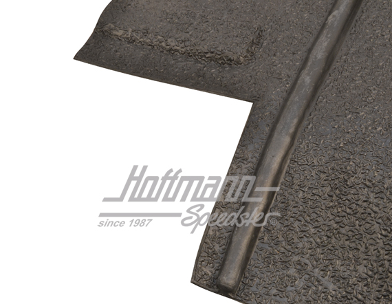 Revêtements caoutchouc, boîte de siège, arrière                                                     