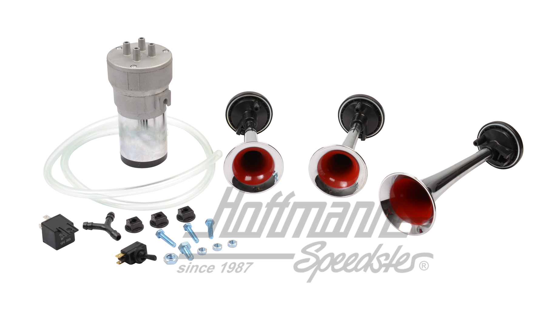 Fanfare, 3-trompe, avec compresseur d'air, 12V | 82KH 1200 | 200-8026