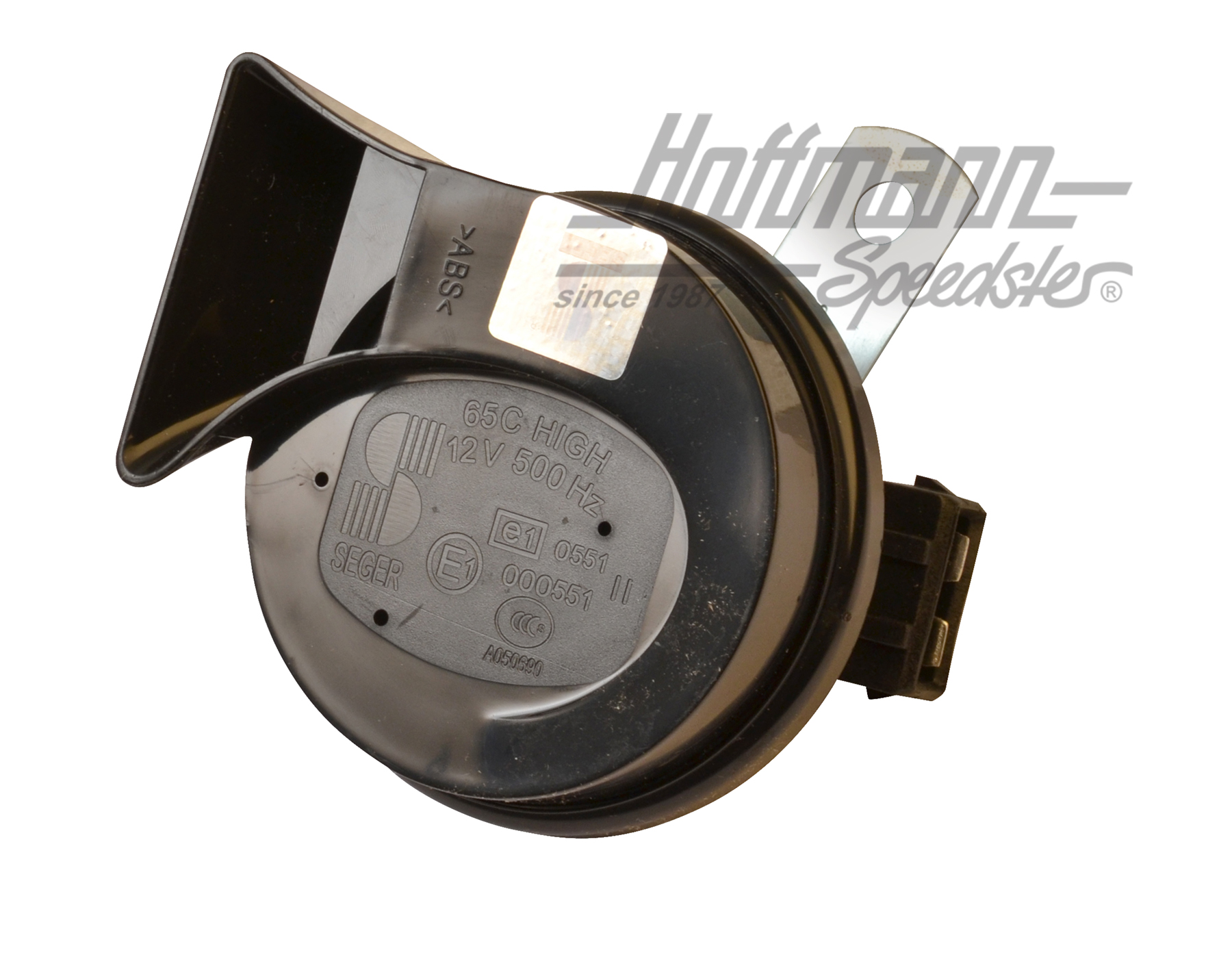 Fanfare électrique, noire, haute fréquence 500HZ | 65CI1200A | 200-8053-10