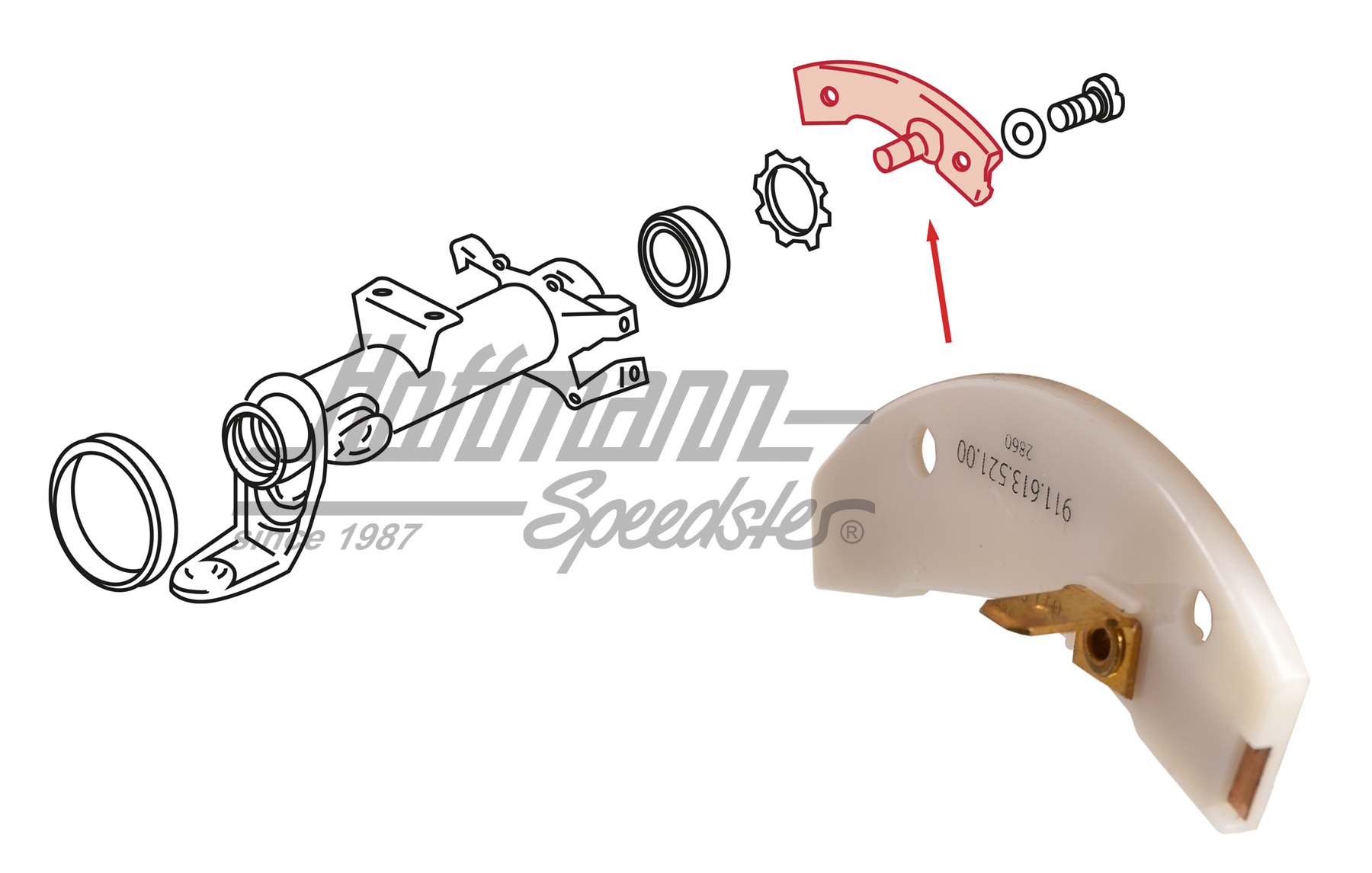 Contact glissant, klaxon, Porsche 911, 74-89                                                        