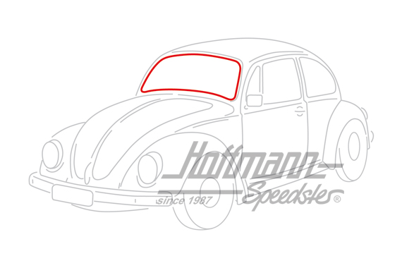 Joint de pare-brise, -7.57 | 113 845 121 A | 020-5526