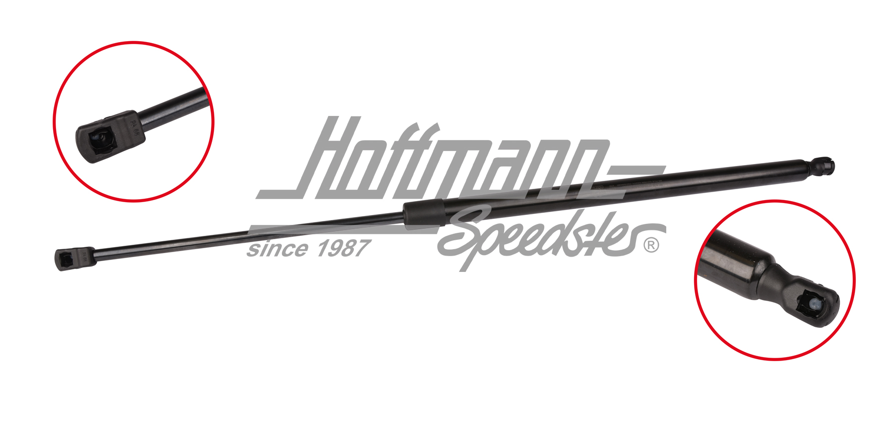 Amortisseur à pression gaz, hayon AR, Bus T4, 7.92-6.03 | 7D0 829 331 G | 408-1103