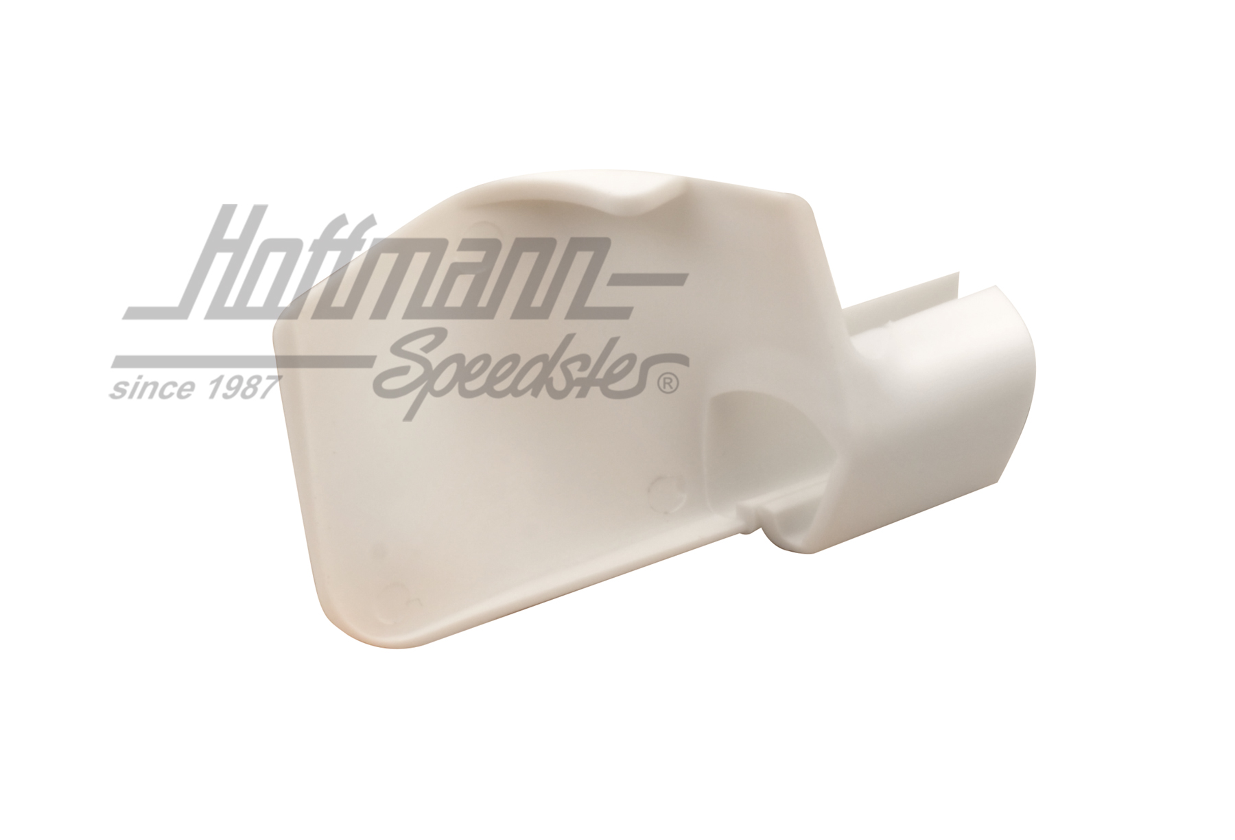 Cache, bourrelet, porte coulissante, droite, blanc                                                  