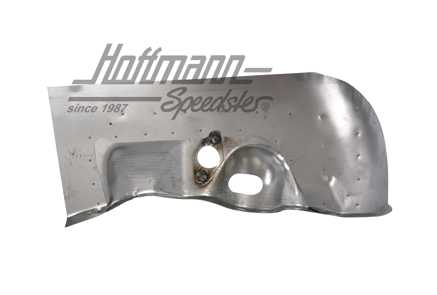 Tôle de passage de roue, avec support de montage, 8.66-, arrière, gauche                            