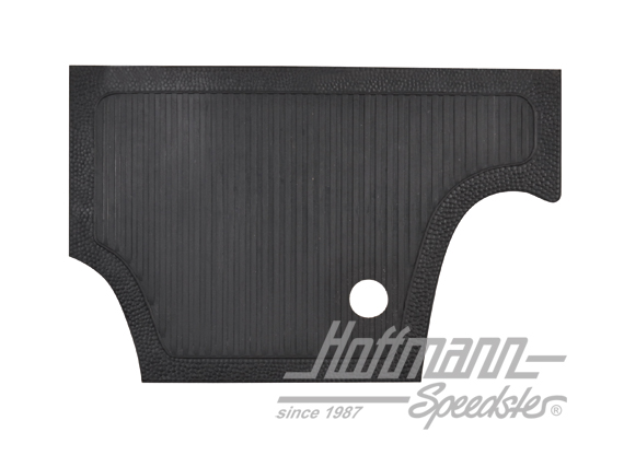 Tapis caoutchouc, cloison pédalier, 8.65-, noir | 113 863 107 A | 020-5455