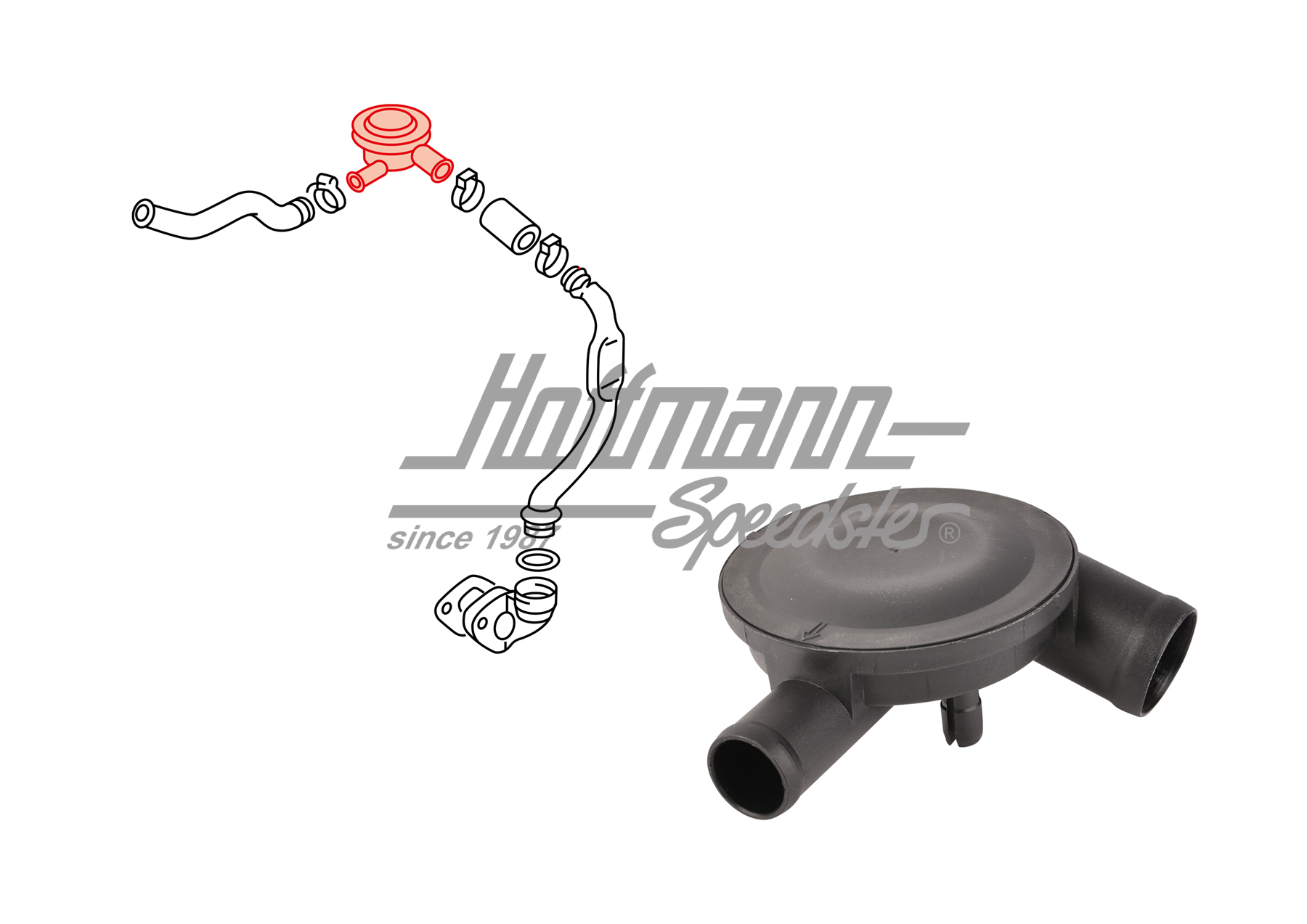 Clapet régulateur de pression, Golf 3, 1.9 Diesel | 028 129 101 D | 211-2493-10