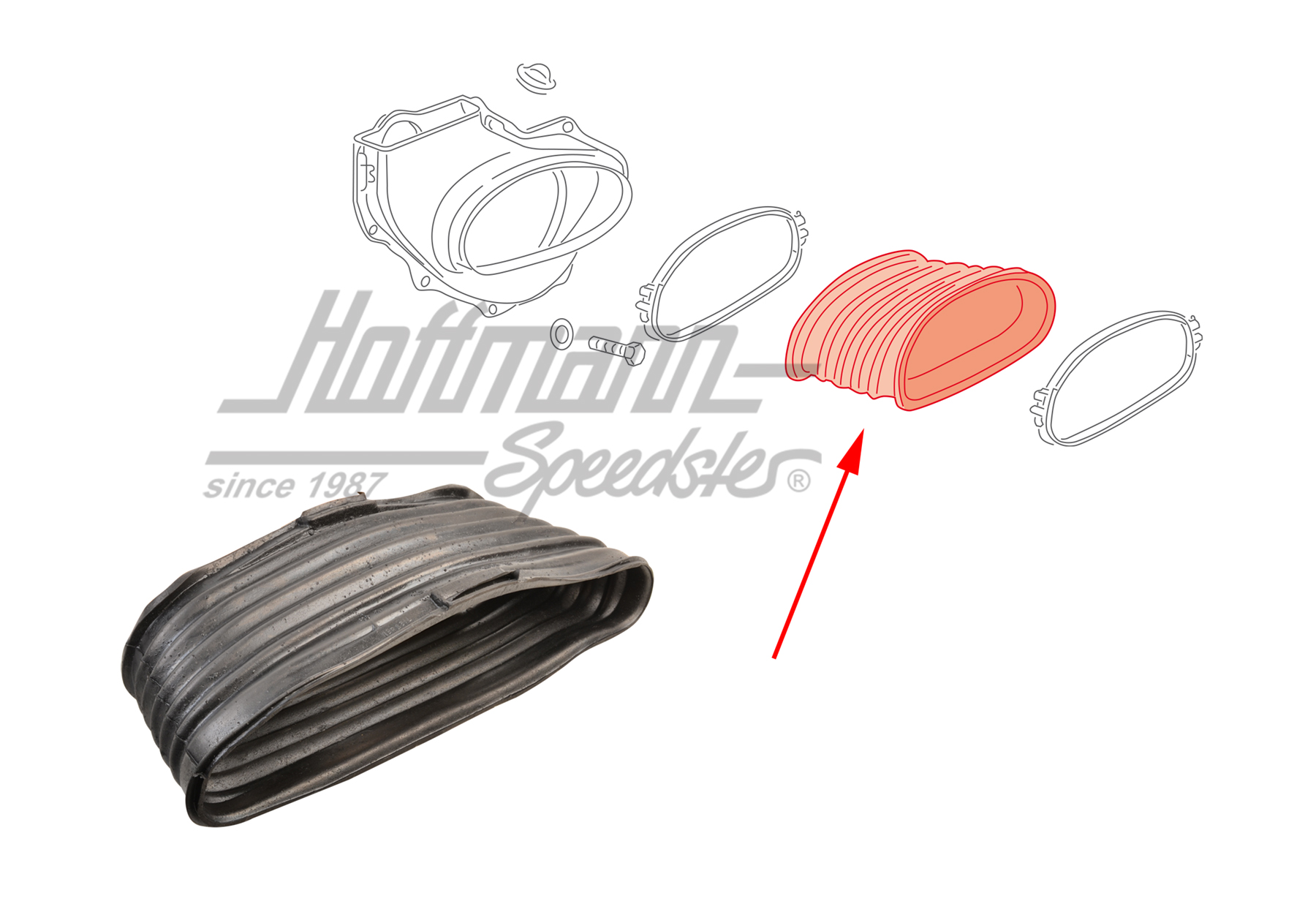 Manchon, roue de ventilateur, Type 3 | 311 119 665 A | 069-1210