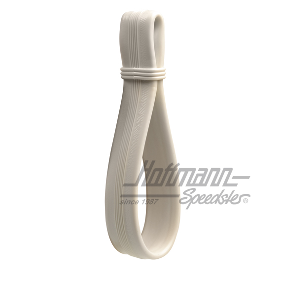 Boucle de maintien, blanche, Cabriolet, 8.55- | 151 857 611 A | 055-5014-05