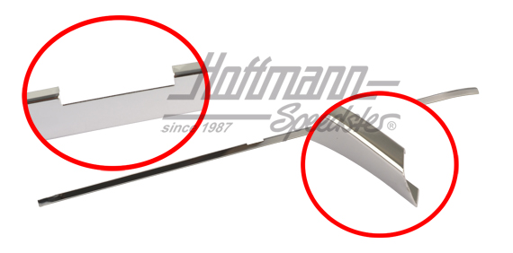 Moulure, plage arrière, Coupé, 8.67-7.74 | 143 853 371 A | 060-5582