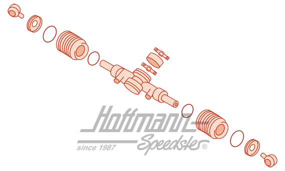 Boîtier de direction, Porsche 911/914                                                               