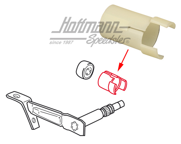Douille de guidage, butée d'embrayage, Golf,1.5-1.8 | 020 141 181 | 110-4631