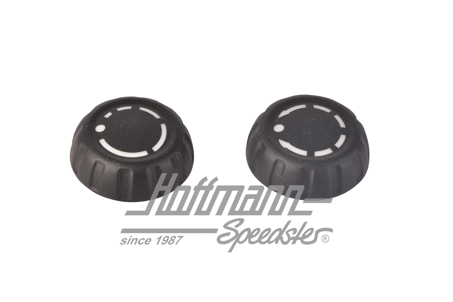 Boutons rotatifs de radio, gauche+droite, Porsche 997+987 | 997 642 201 00 | 580-0095