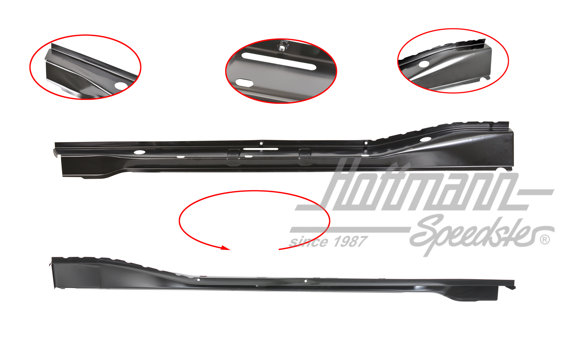 Bas de marche, intérieur, Bus T3, gauche | 253 801 251 | 390-0400-01