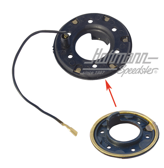 Collecteur, klaxon, .71-, sauf modèle spécial | 113 415 660 A | 020-3228