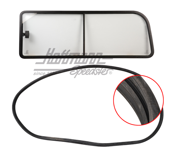 Vitre coulissante, arrière, gauche | 237 845 353 | 090-6332-01