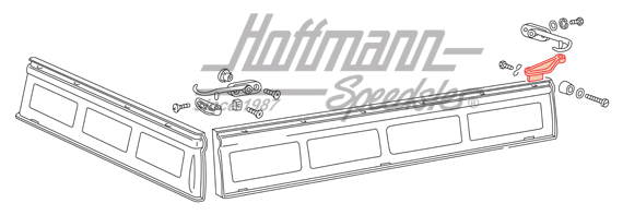 Oeillet d'arrêt, avant, Cabine double/Pick-up                                                       