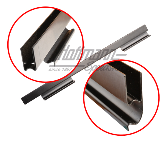 Rail de lève-vitre, 356 B/C, Coupé, droite                                                          