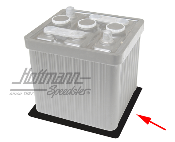 Natte, batterie, 200x300mm, noire | ZVW113 | 020-1245-18