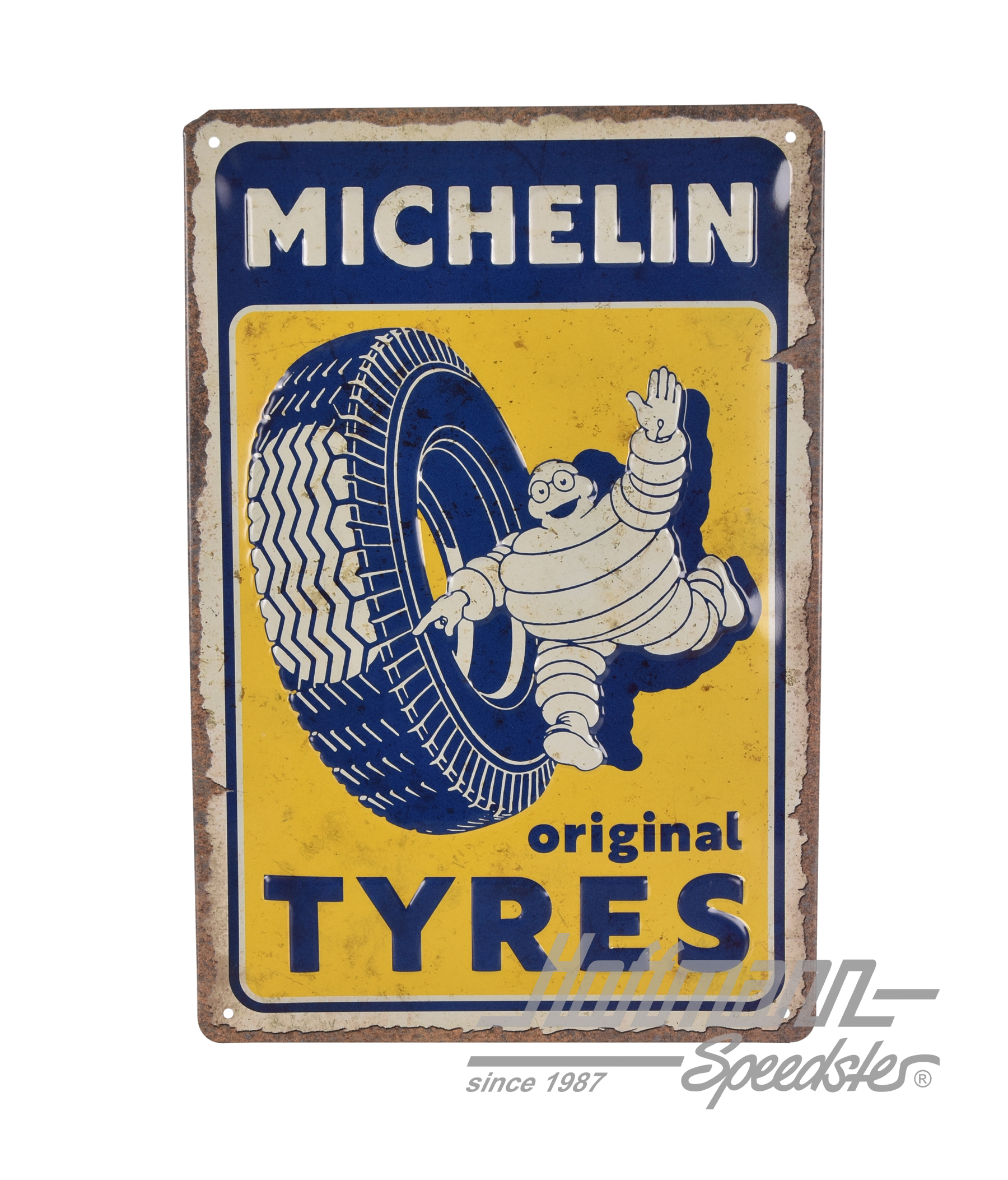 Plaque en tôle, Michelin, Original Tyres | 22405 | 021-0177-64