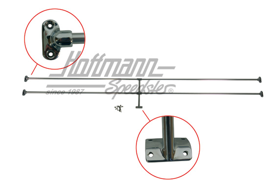 Jailbar kit, lunette arrière, Bus T3, 5.79-7.92 | 255 898 400 | 360-4250