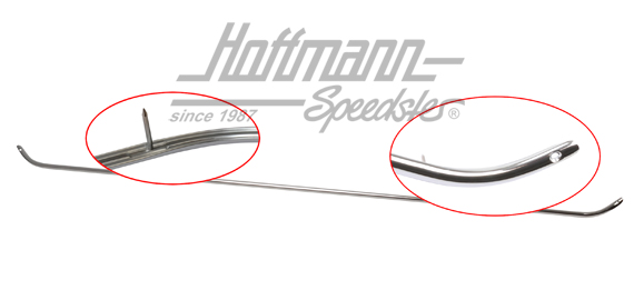 Bande à clouer, avant, Karmann Ghia, -2.59 | 141 871 419 | 060-4140