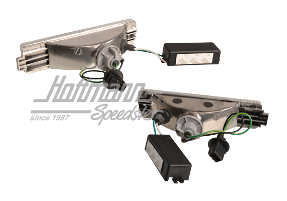 Clignotant AV, Golf 2 GL, LED, transparent                                                          