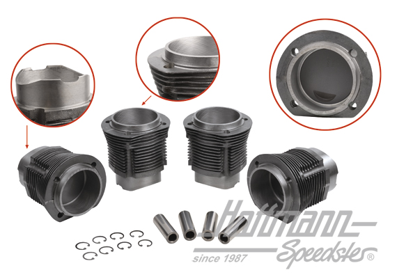 Kit cylindrée, 1.5, Porsche 356, 80mm | 008 11 80S | 505-0620