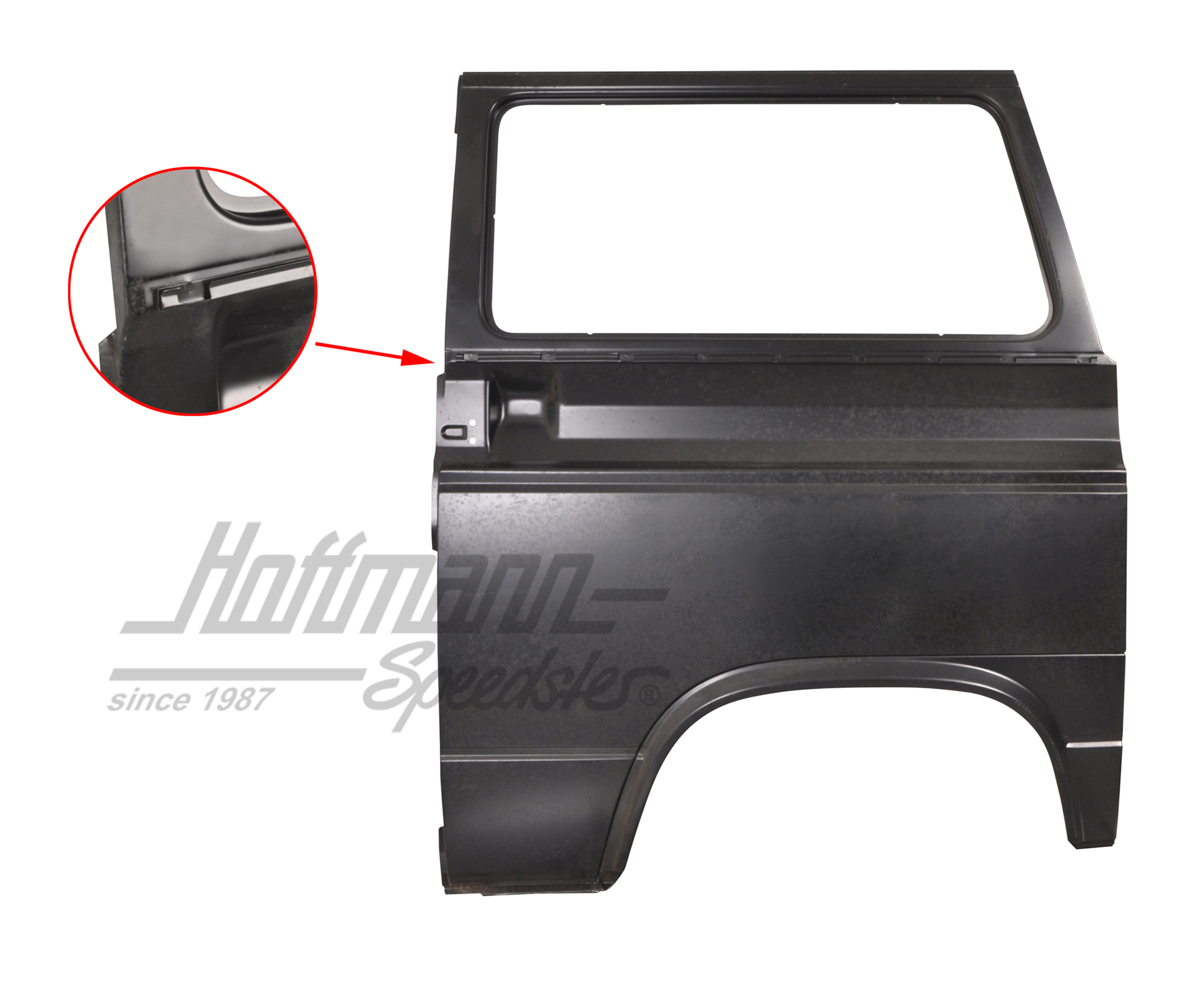 Panneau latéral, avec ouverture de fenêtre, arrière, gauche | 254 809 171 B | 390-0148-21