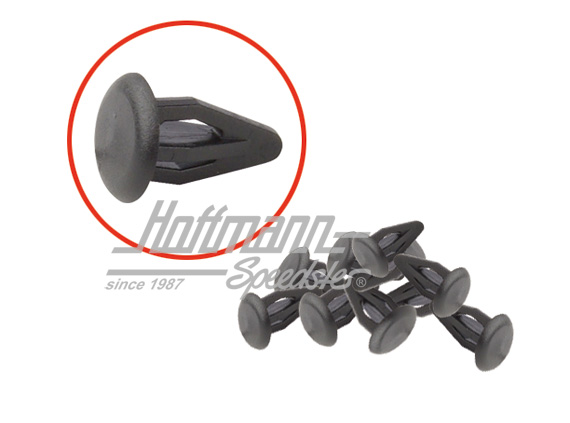 Clip, panneau latéral/panneau arrière, noir | 801 867 299 01C | 180-1912-10