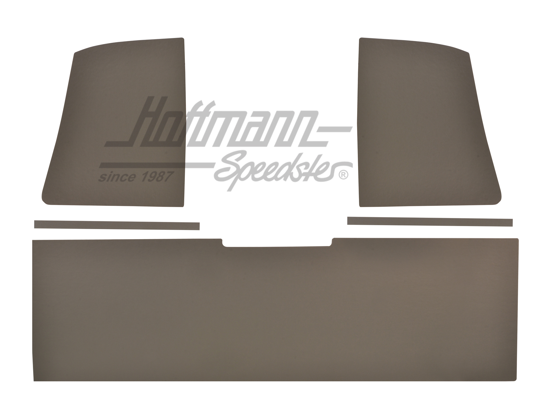 Revêtement de toit, Bus T1 Pick-up, gris                                                            