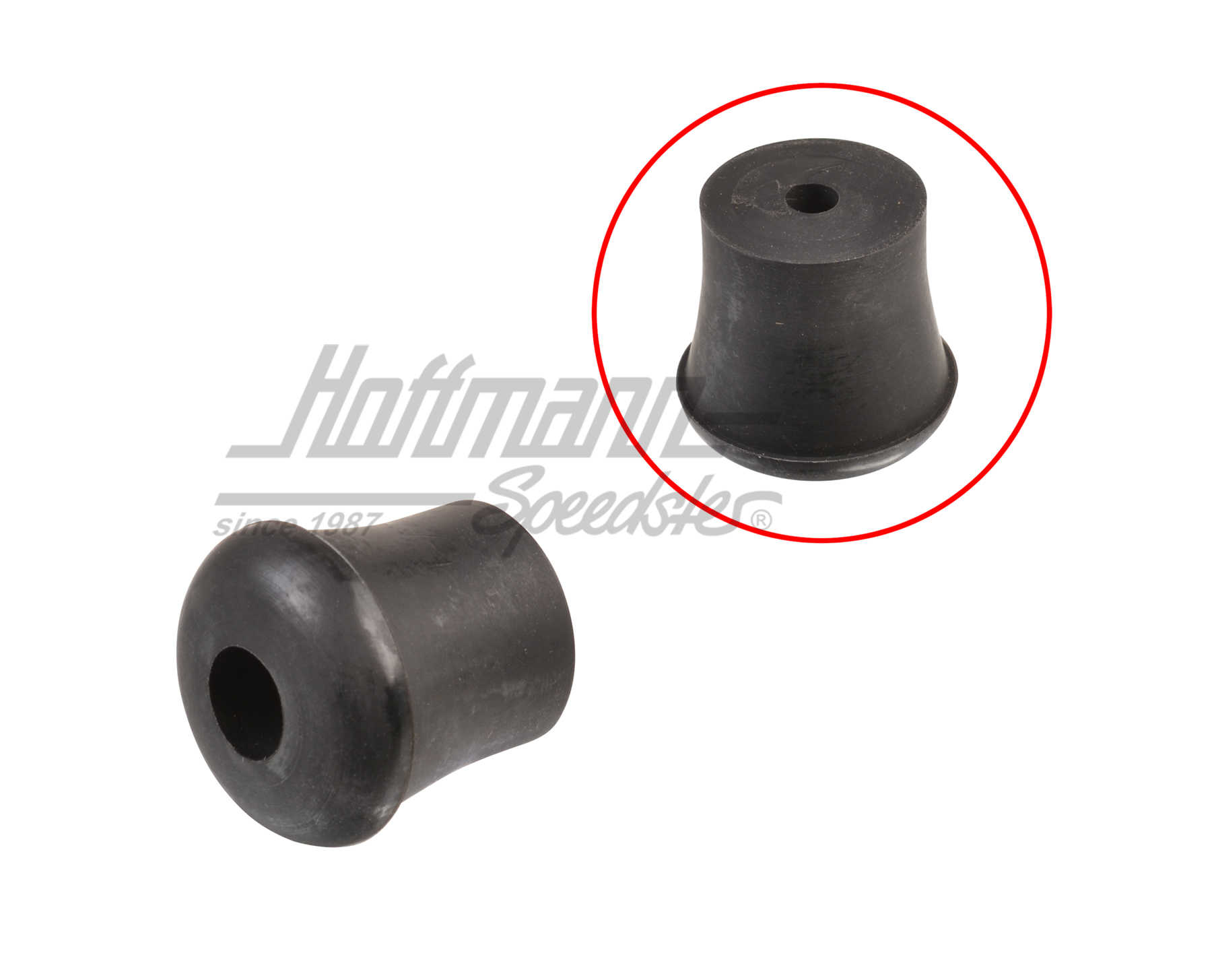 Butée caoutchouc, dossier, Bus T2, 8.67-7.79, droite | 211 881 866 | 098-0450-02