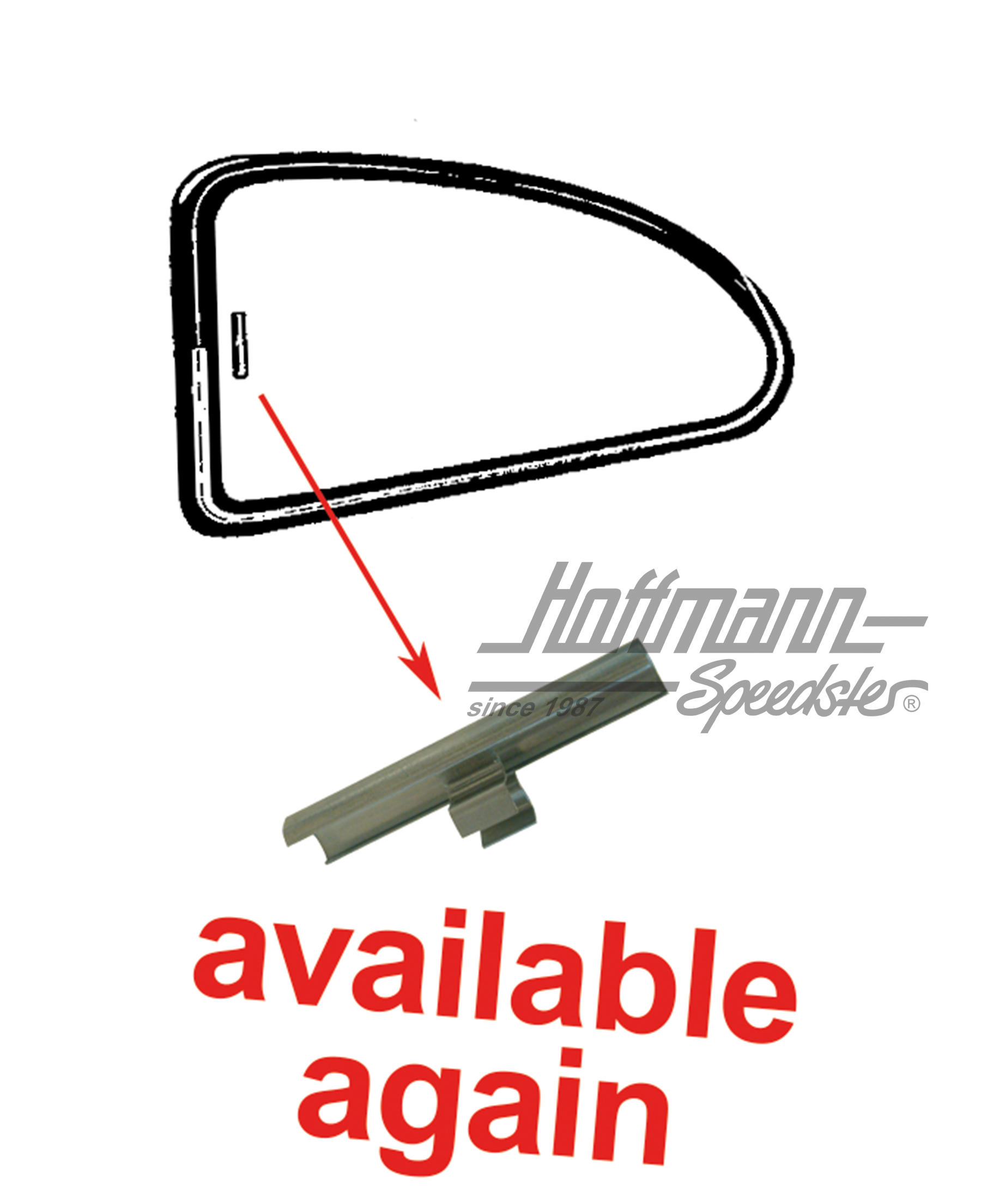 Manchon de raccord, p. moulure plastique/chromé | 311 853 309 B | 020-5218