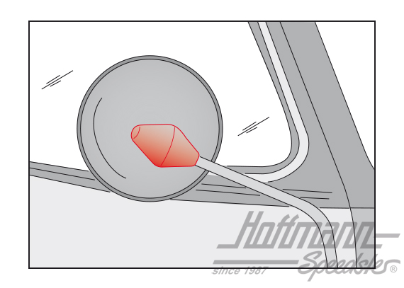 Capuchon, cadre support de rétroviseur
, Bus T1, gauche/droite                                     