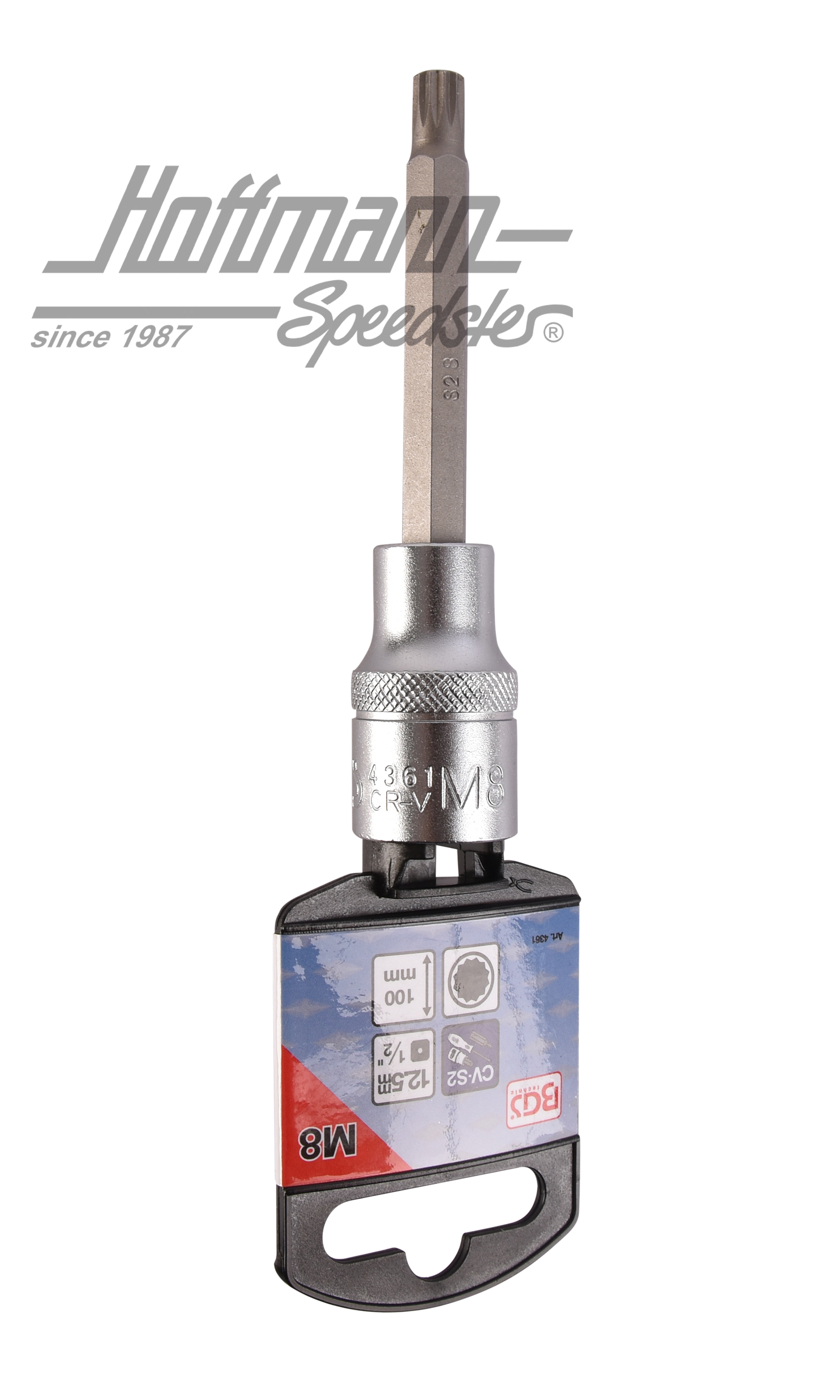 Douille à plusieurs dents M8, avec raccord enfichable de 1/2"                                       