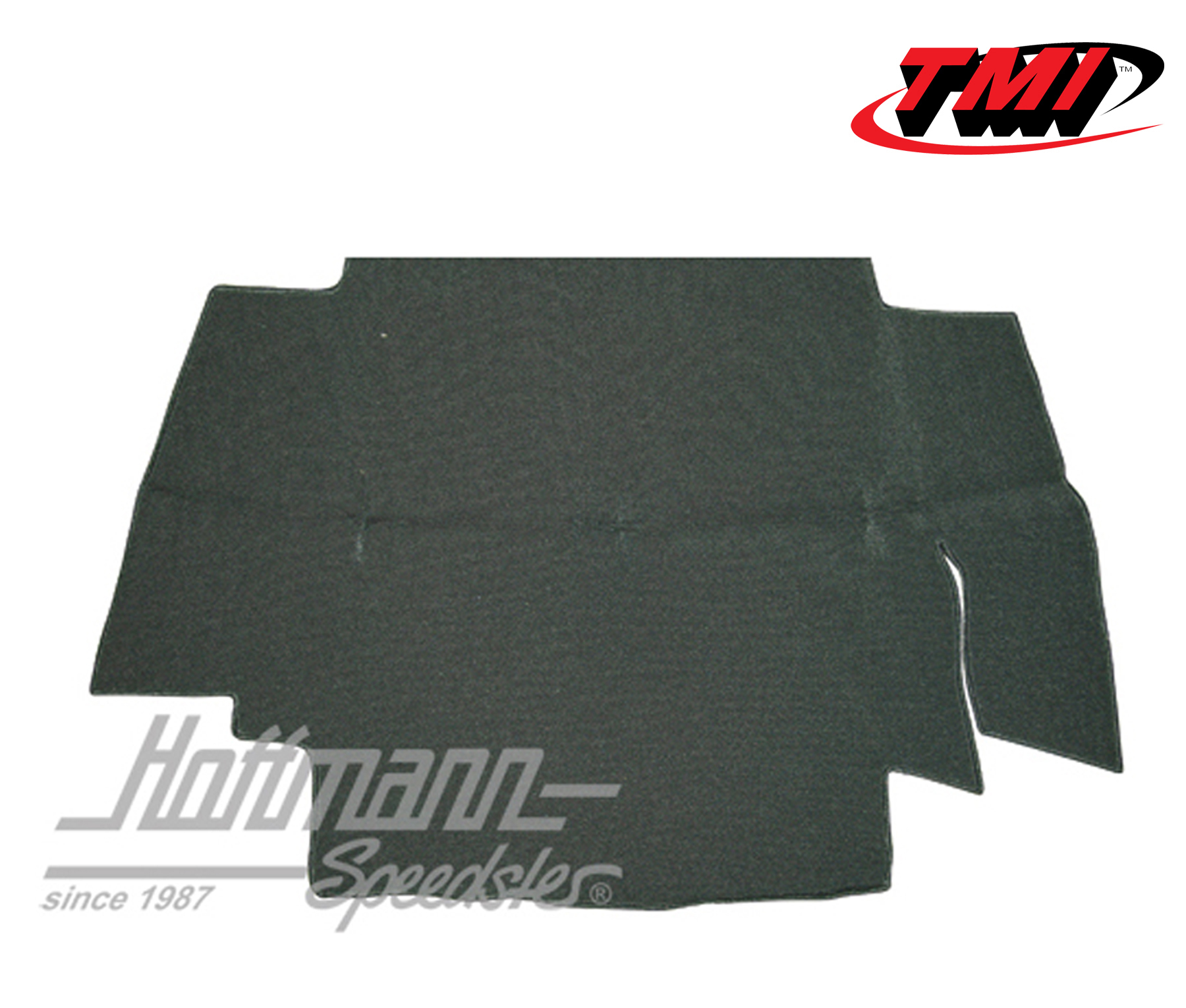 Moquette de coffre, Karmann Ghia, 8.67-, noire | 34-T1558-301 | 066-0056-10
