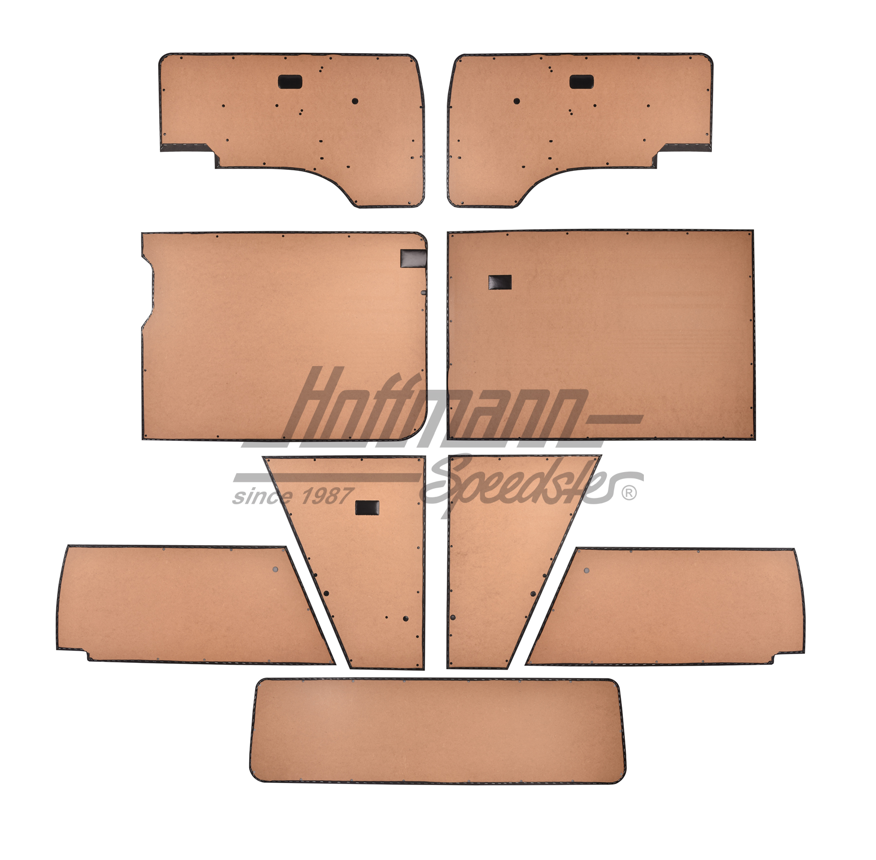 Kit de revêtement, complet, noir, 8.84-                                                             