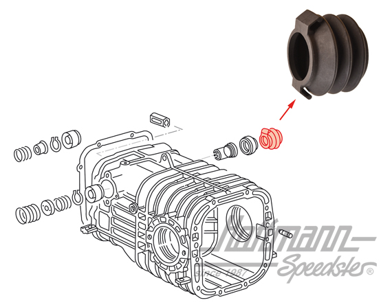 Soufflet, axe de commande de vitesses/boîte de vitesses, .82- | 020 301 261 A | 315-1529