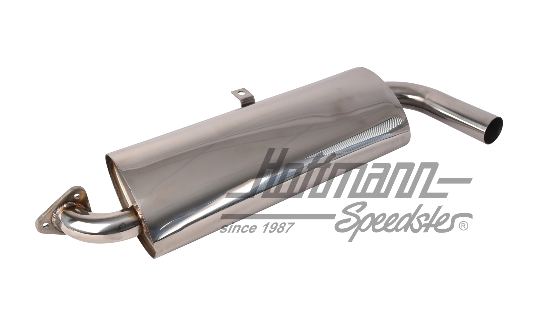 Pot d'échappement, simple, inox, Bus T1/T2 | J12177 | 090-2040-10