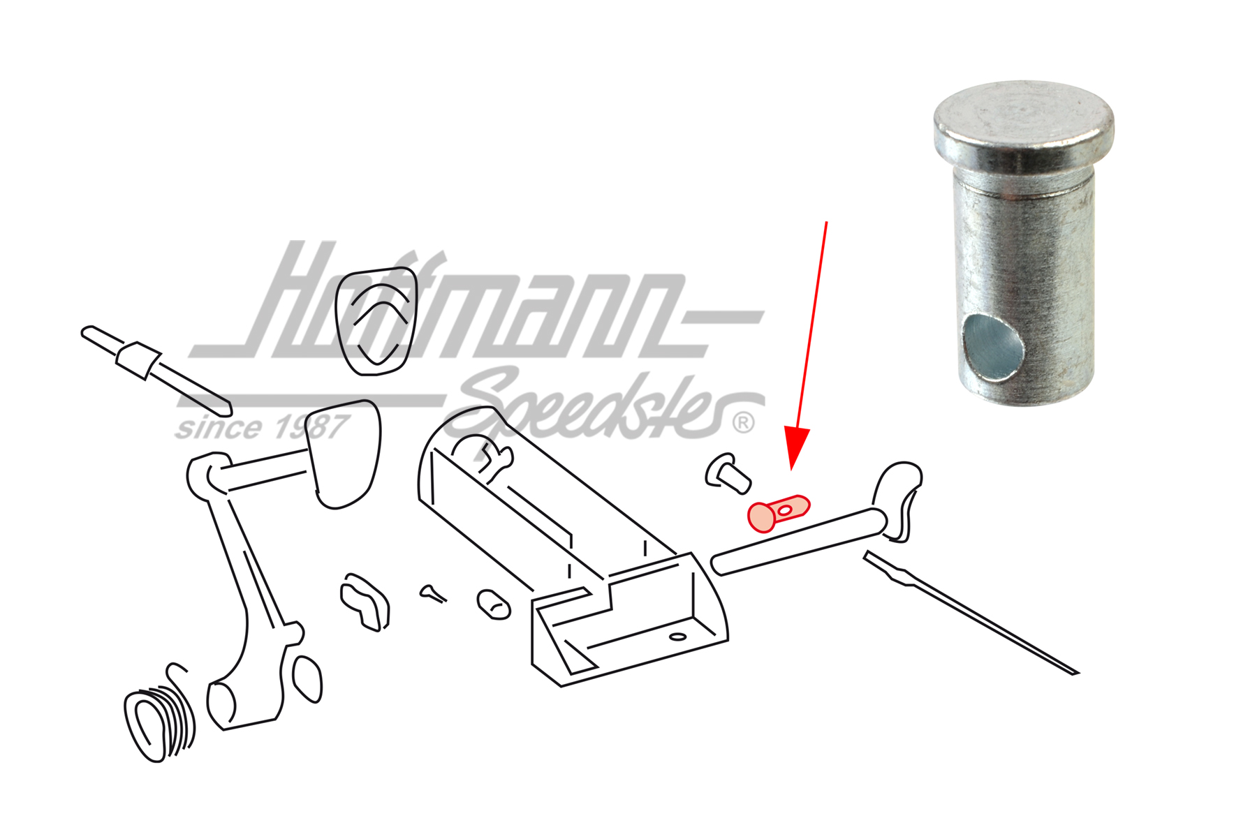 Boulon, câble d'embrayage/pédalerie, 356                                                            