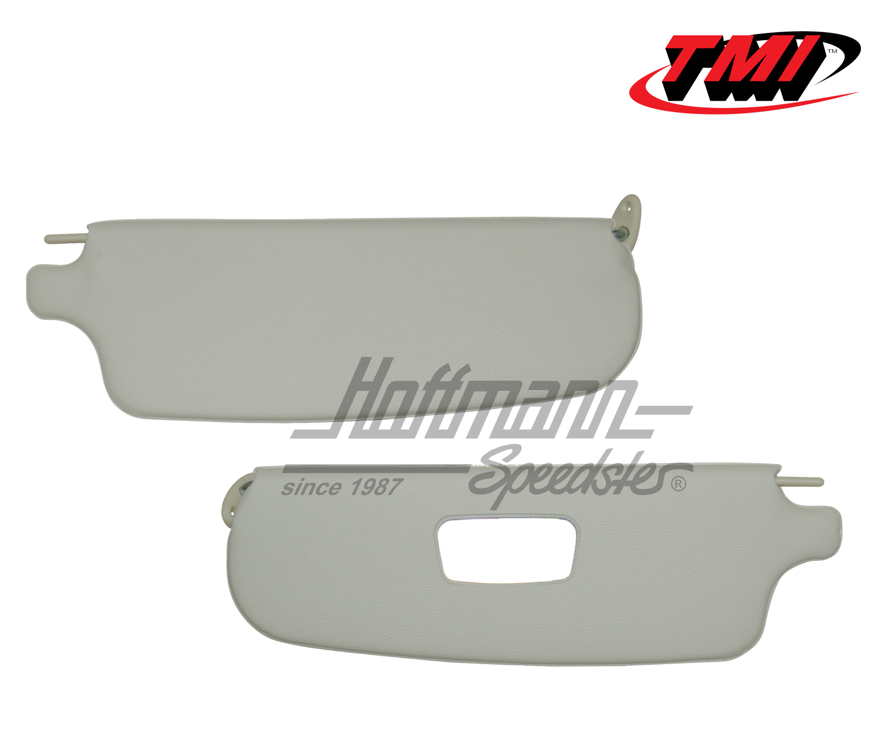 Pare-soleils, blancs, avec miroir, 8.64-7.74 | 21-1523-215 | 066-0116-10