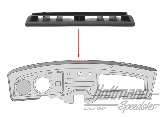 Buse d'air, au milieu, 8.67- | 113 255 483 | 020-1867