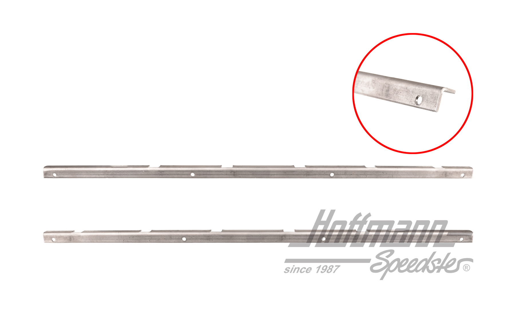 Rails, vitre coulissante, inox | 211 837 813 A / 211 837 814 A | 089-4306-10