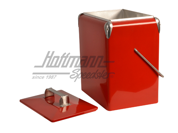 Glacière, Vintage Cooler, lisse, rouge                                                              