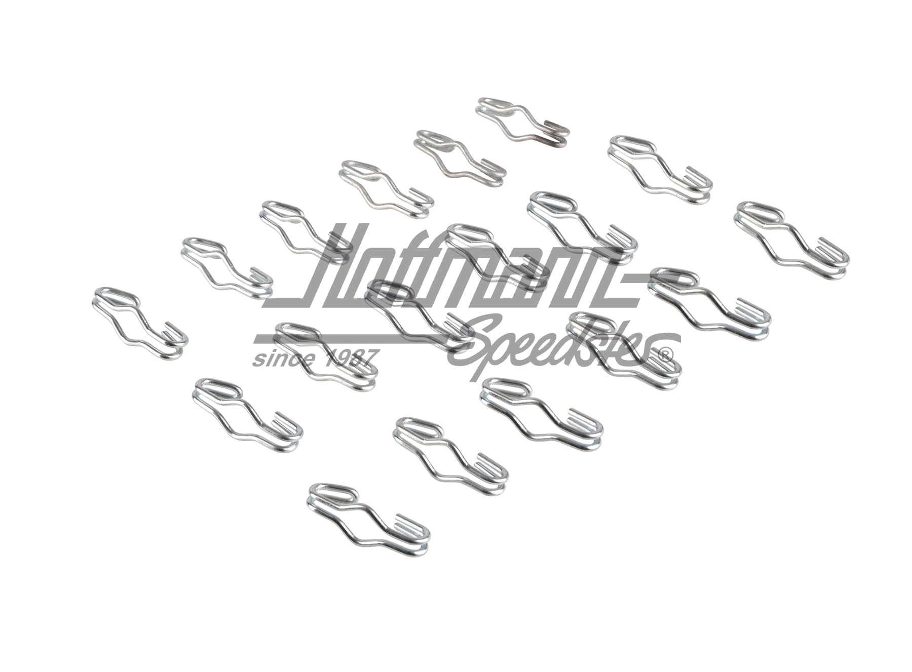 Jeu d'agrafes, dossier, simple (18 pièces)                                                          