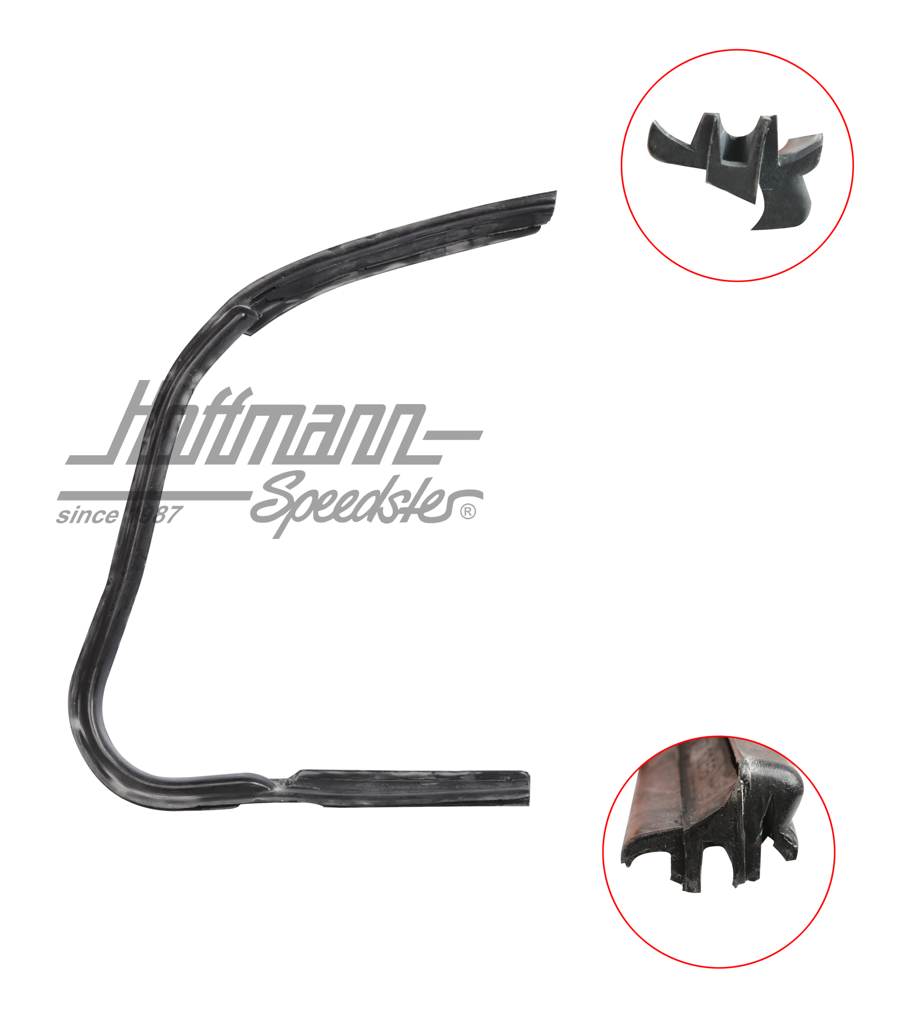 Joint de déflecteur, gauche, 8.64- | 111 837 625 B | 020-5231