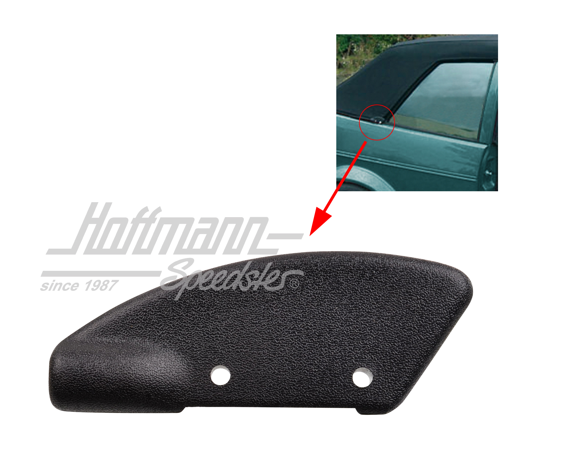 Cache, capote Cabriolet, extérieur, droite | 155 871 414 A 01C | 180-4402