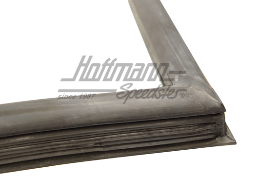 Joint de vitre latéral, sectionné, arrière, avec rainure                                            