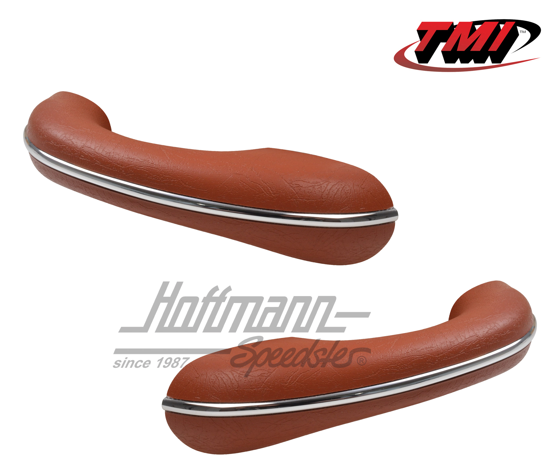 Accoudoirs, 8.54-7.67, rouge brique, gauche/droite | 16-1613-23/16-1612-23 | 055-7427